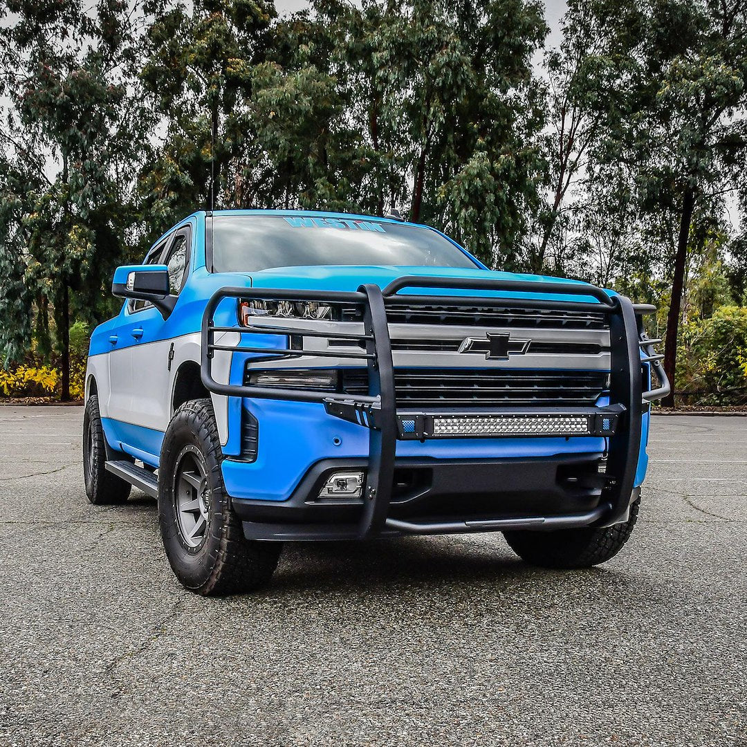 Product of Westin Automotive 40-33955 Grille Guard 1-Piece Black Electro Coated