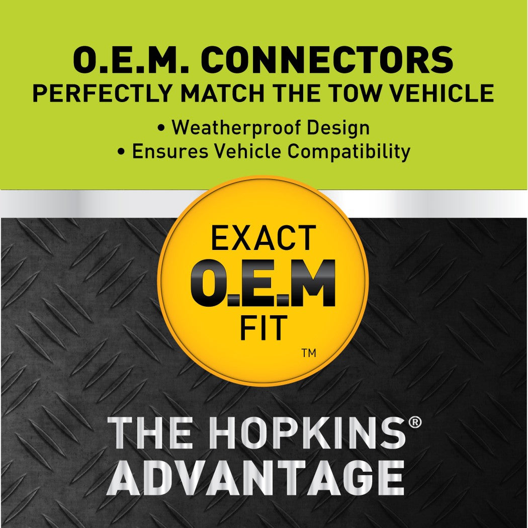 Product of Hopkins MFG 40955 Vehicle End 7 Blade To 4 Flat Trailer Wiring Connector