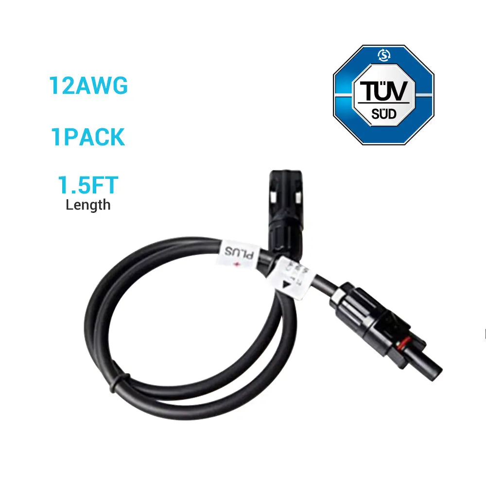 Renogy Rng-Extcb-1.5ft-12-G1-Us Solar Panel Cable||rng-Extcb-1.5ft-12-G1-Us.Jpg||85||ren0021827||2471344