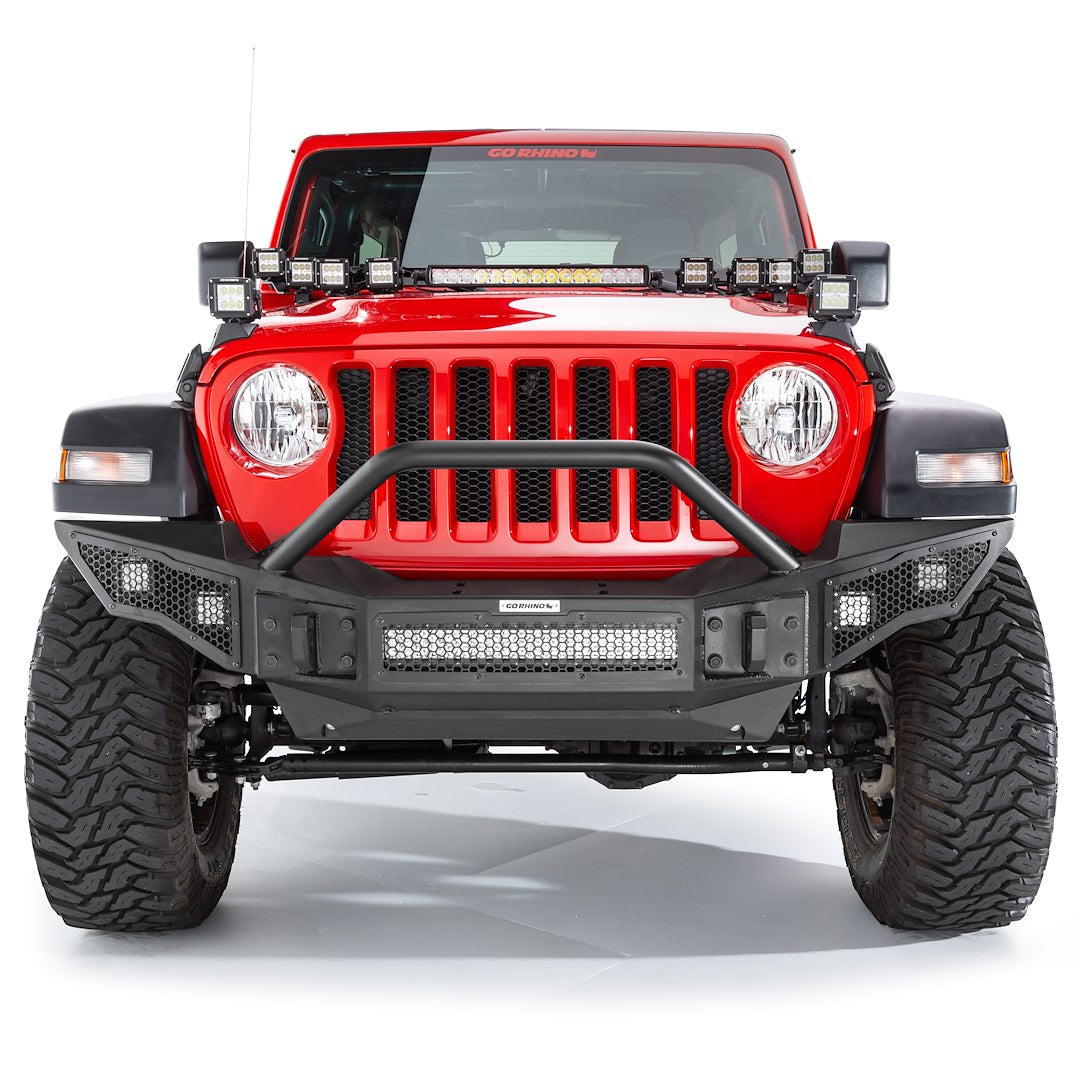 Product of Go Rhino 331201T Rockline Steel Textured Powder Coated Bumper