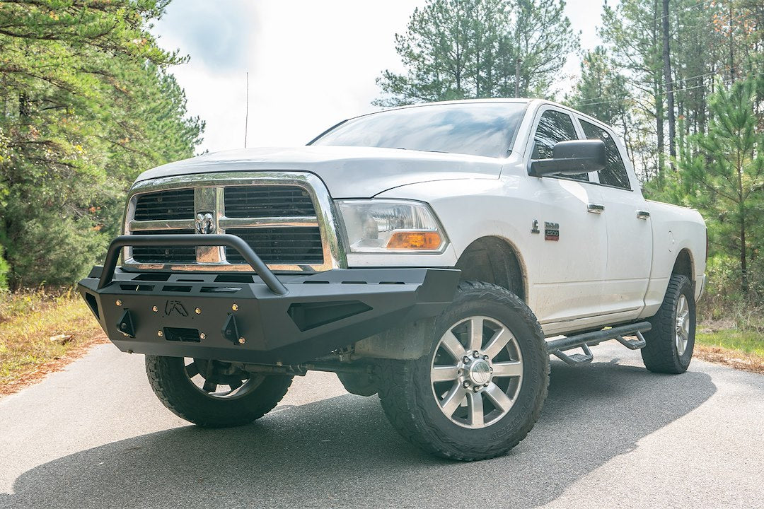 Product of Fab Fours DR10-RS2962-1 Red Steel Steel Powder Coated Bumper