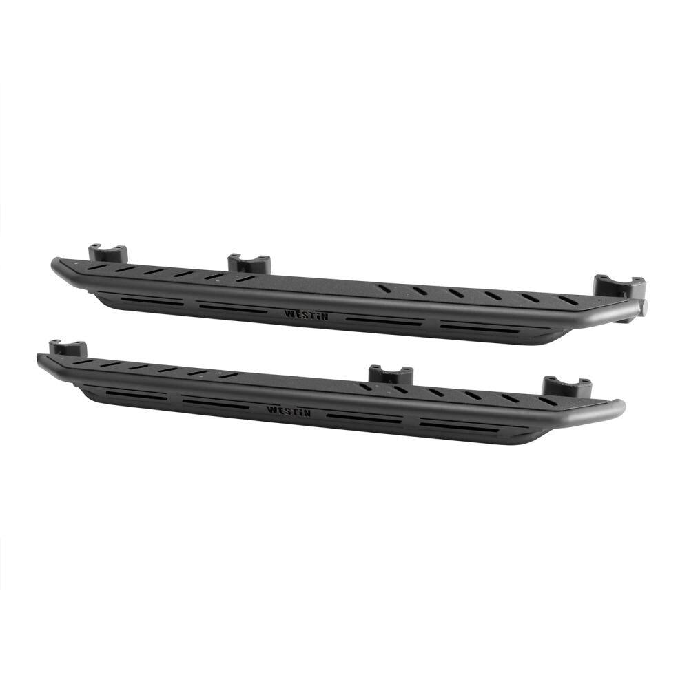 Product of Westin Automotive 42-6025 Black Steel Flat Rocker Panel Guard