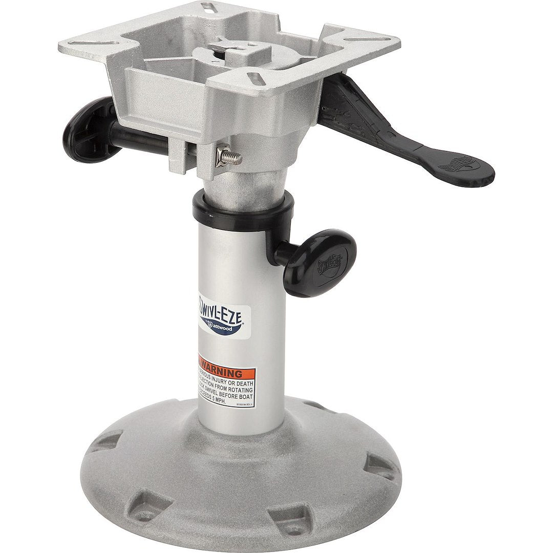Attwood Marine 2385405 Boat Seat Pedestal||2385405_Adjustable_238_Pedestal_Satin_12-16_Inches_Upper_Front.Jpeg||91||a7j2385405||966460
