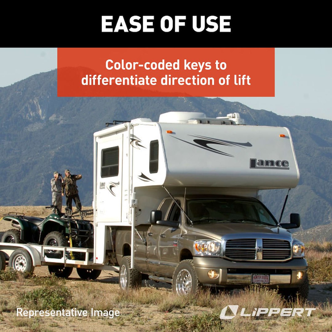 Product of Lippert Components 723915 Camper Jack Remote Control Unit