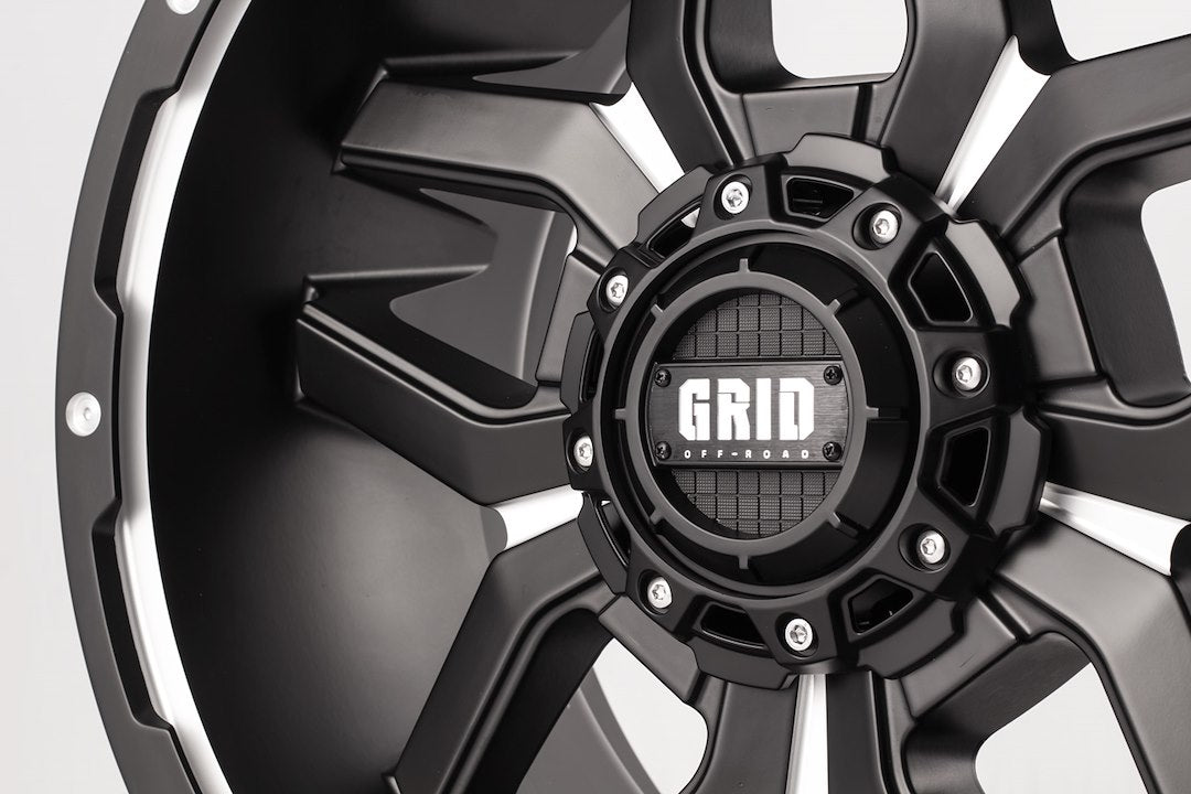 Product of Grid Wheels 18x9 Black With Natural Accents Wheel - Not Applicable Bolt Pattern