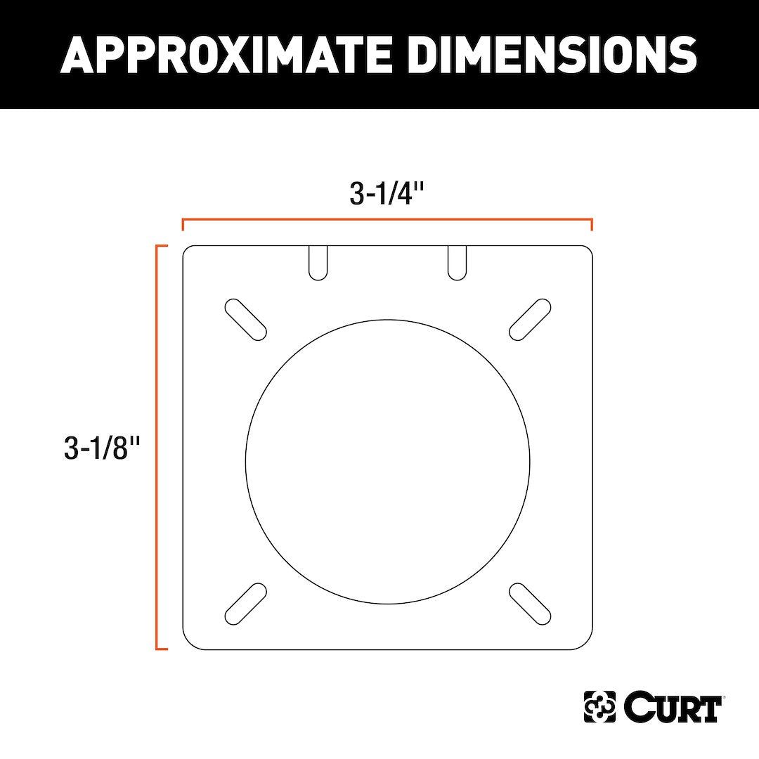 Curt 58520 Trailer Wiring Connector Mounting Bracket||58520_3008x1990_Ca.Jpg||88||c9358520||951627