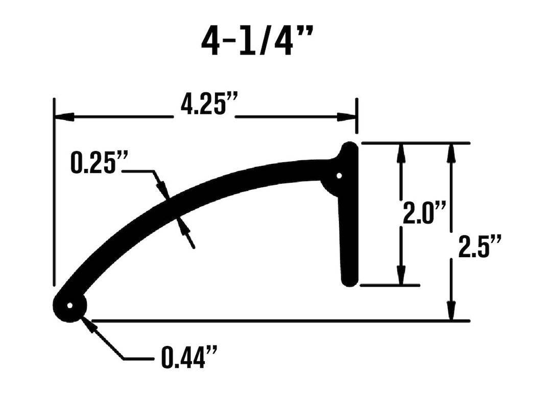 Product of Pacer Performance 52-175 Non-Exposed Fasteners Black Fender Flare - Set Of 2