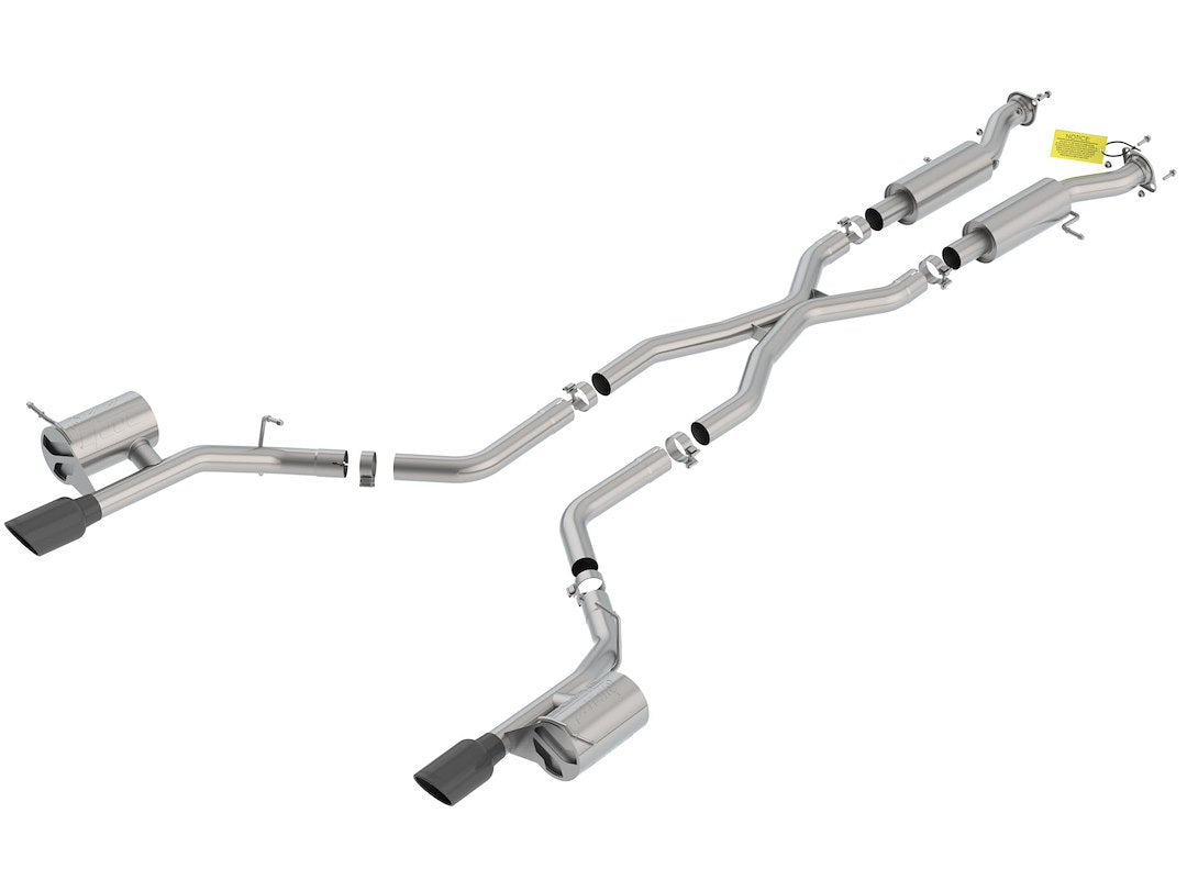 Product of Borla 140792BC ATAK ® Series Cat Back System Dual Exhaust System Kit