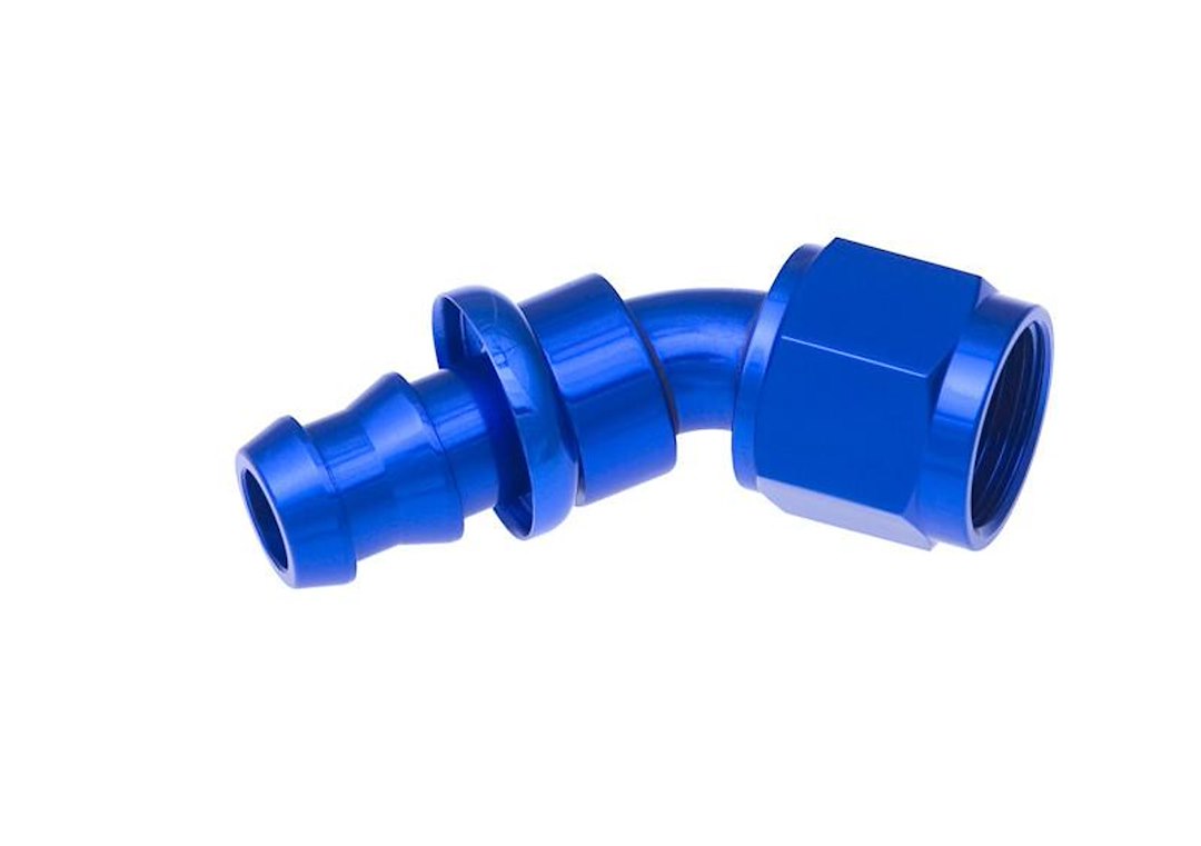 Product of Redhorse Performance 2045 Series 2045-06-1 Hose Barb 3/8 Inch (-6 AN) Blue/ Red