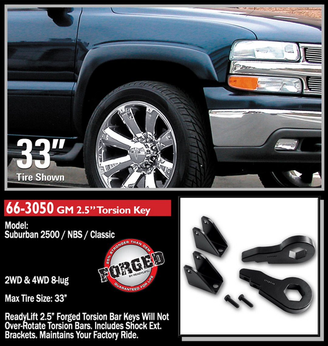 Product of ReadyLIFT 66-3050 Leveling Kit Suspension 2 To 3 Inch Lift Torsion Bar Key