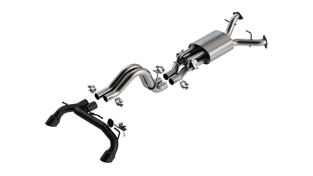Product of Borla 140934CB ATAK ® Series Cat Back System Dual Exhaust System Kit