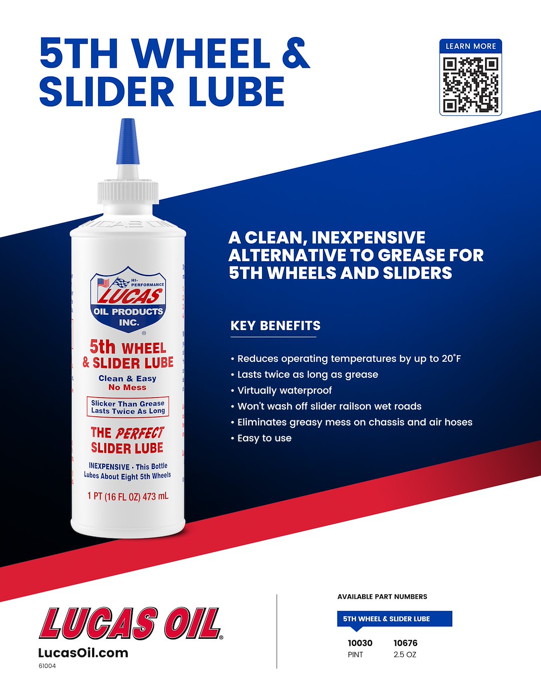 Product of Lucas Oil 10030 Fifth Wheel Trailer Hitch Lube