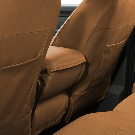 Product of Covercraft GTC4201ABCABN Carhartt® PrecisionFit® Carhartt Brown Duck Weave Fabric Seat Cover