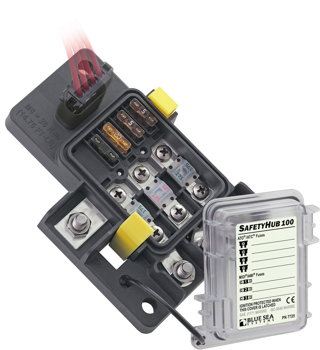 Blue Sea 7725-Bss Fuse Block||7725-Bss.Jpg||85||b6z7725bss||1380660