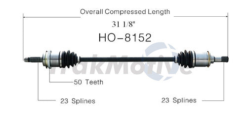 Trakmotive Ho-8152 Cv Axle Shaft||ho-8152.Jpg||85||trkho8152||2261526
