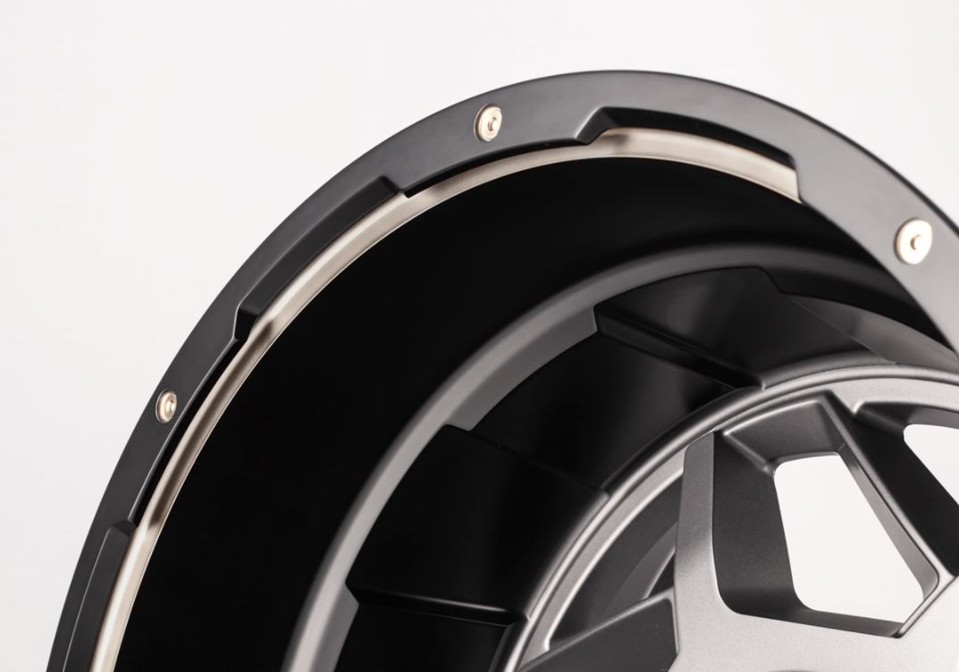 Product of Grid Wheels 17x9 Anthracite With Black Lip Wheel - 6x5.31 Bolt Pattern