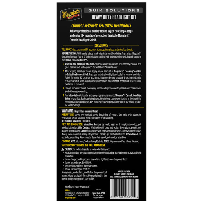 Meguiars G55265 Headlight Restoration Kit||g55265_9.Jpg||94||m55g55265||2216931