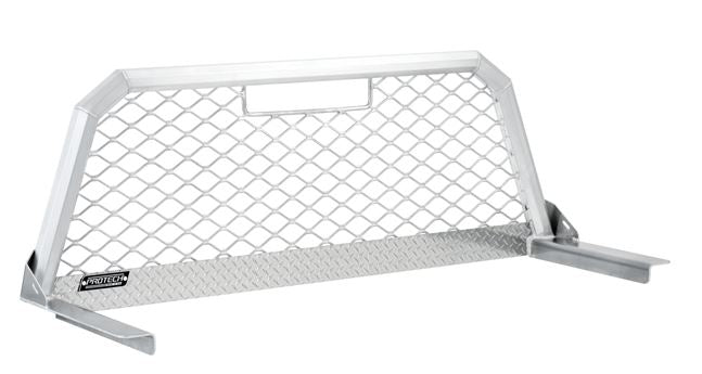 Product of Protech 57-6870-24 Bolt-On Silver Milled Mesh Headache Rack