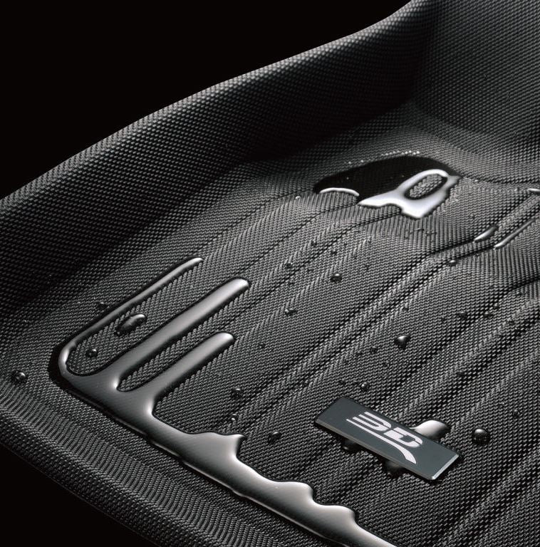 Product of 3D Mats ELITECT Series E1TL03801809 Black Thermoplastic Rubber Of Carbon Fiber Texture Floor Liner