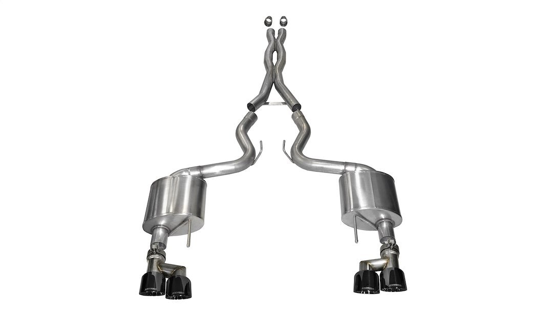 Product of Corsa Performance 14335BLK Xtreme Cat Back System Dual Exhaust System Kit