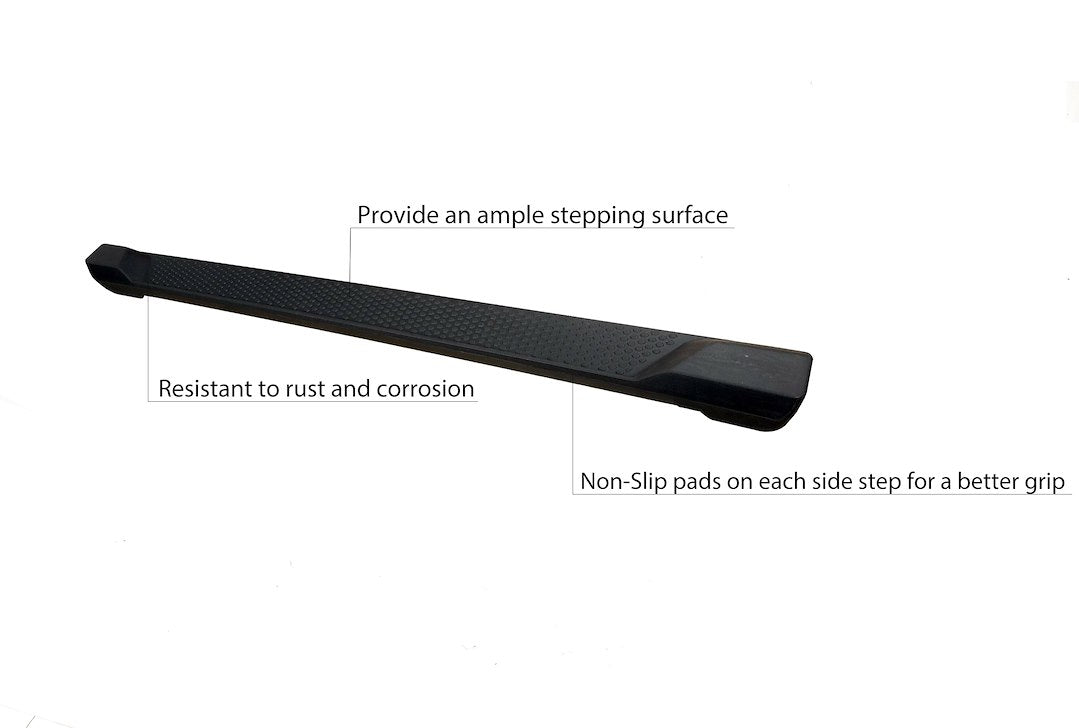 Product of Black Horse Offroad RJEWRJL Replica Running Board