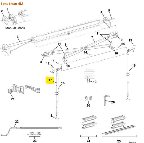 Product of Carefree Rv R001657 Awning Arm Lock