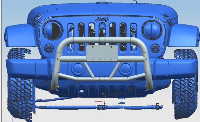 Product of Black Horse Offroad MBT-MF512 Bull Bar Black Textured 2-1/2 Inch No with skid plate