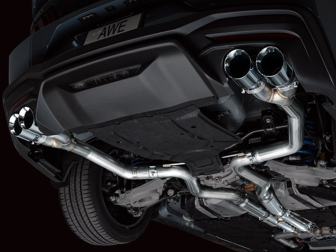 Product of AWE Tuning 3020-42650 Track Edition Cat-Back System Dual Exhaust System Kit