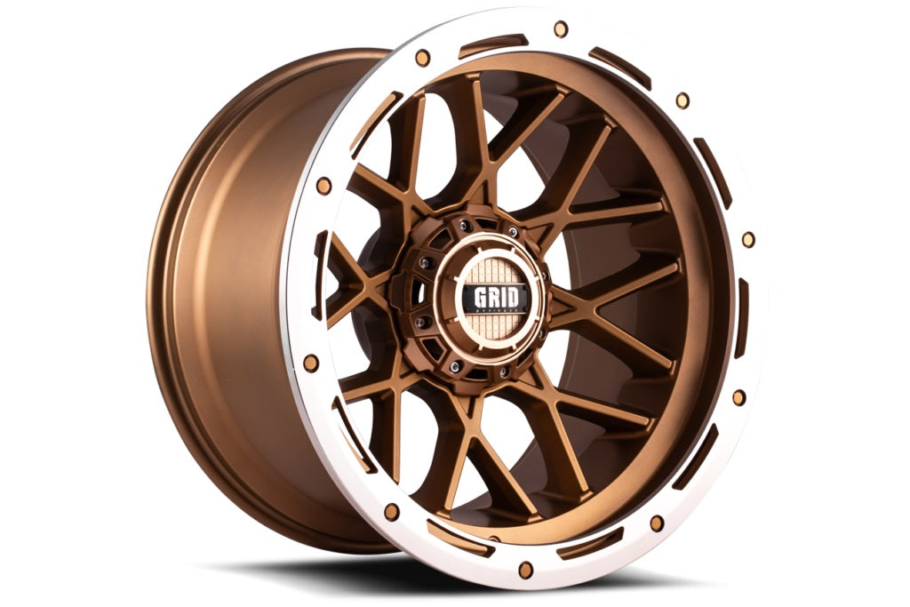 Product of Grid Wheels 20x9 Bronze With Natural Lip Wheel - Not Applicable Bolt Pattern