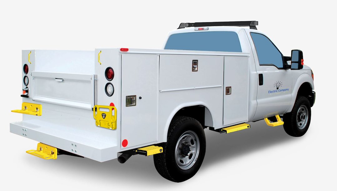 Product of Carr 126337 Yellow Powder Coated Aluminum Truck Step