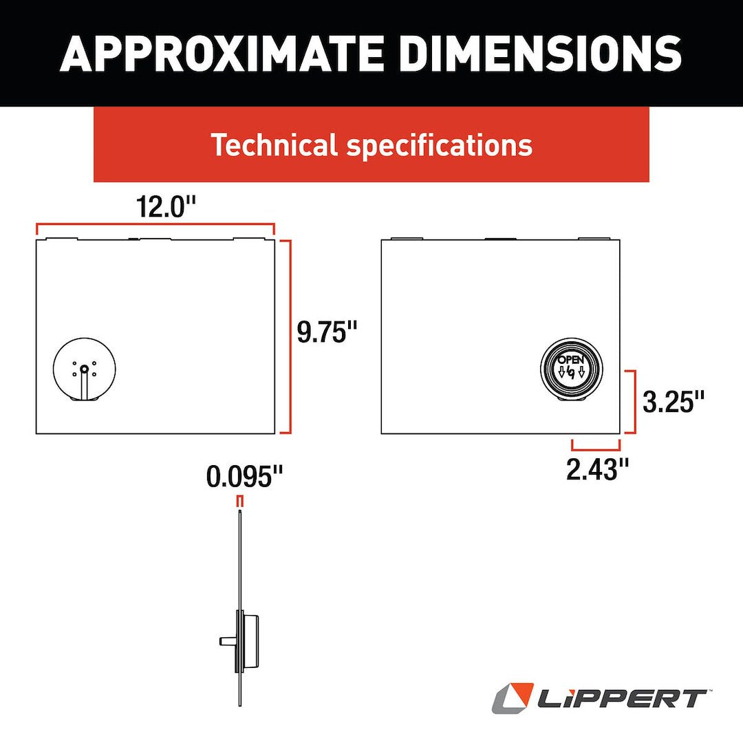 Product of Lippert Components 239061 Screen Door Slide