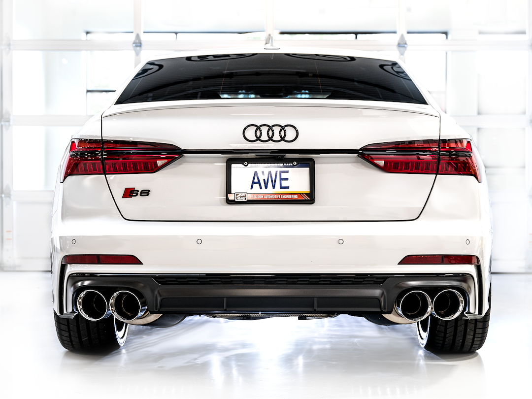 Product of AWE Tuning 3020-42101 Track Edition Cat-Back System Dual Exhaust System Kit
