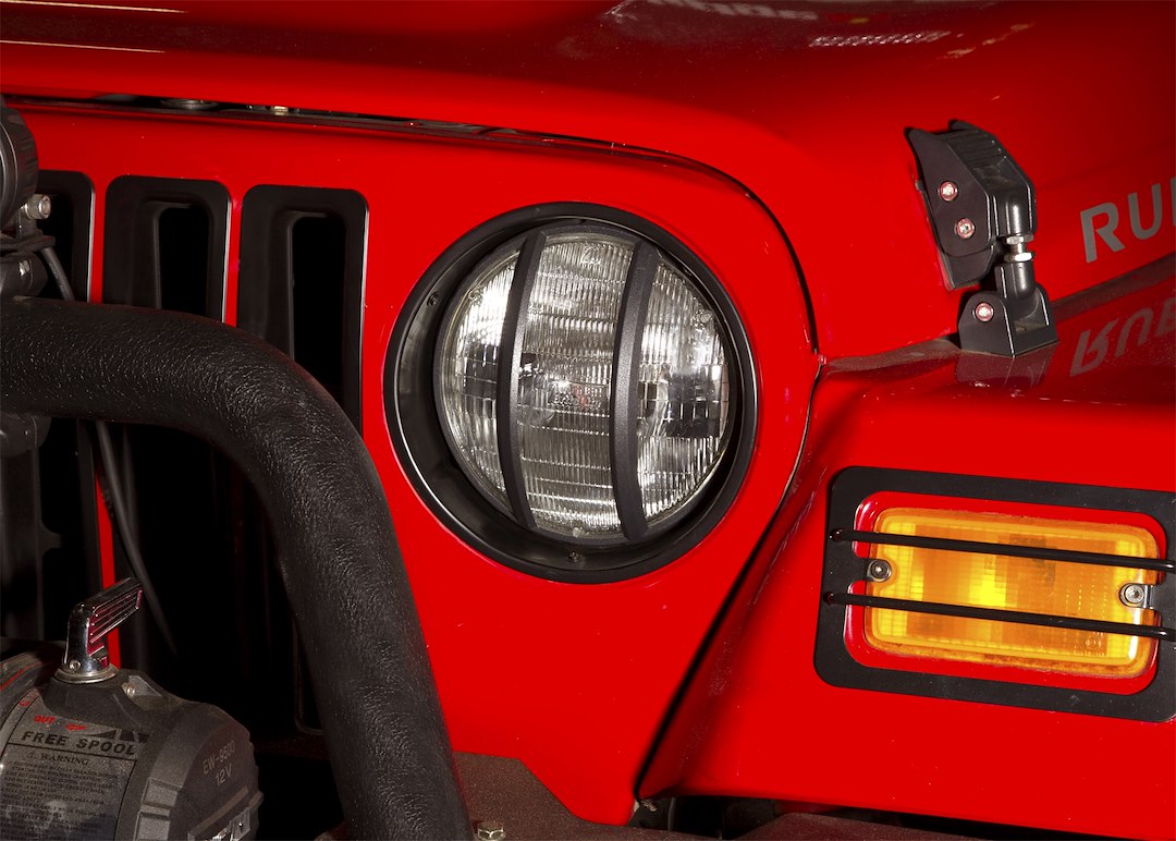 Rugged Ridge 12419.23 Headlight Trim||12419_23_Installed.Jpg||87||o311241923||1791194