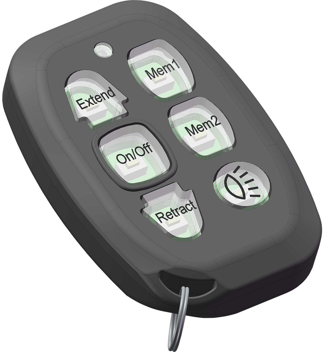 Product of Ultra-Fab Products 38-944055 5500 Pound Electric Trailer Tongue Jack