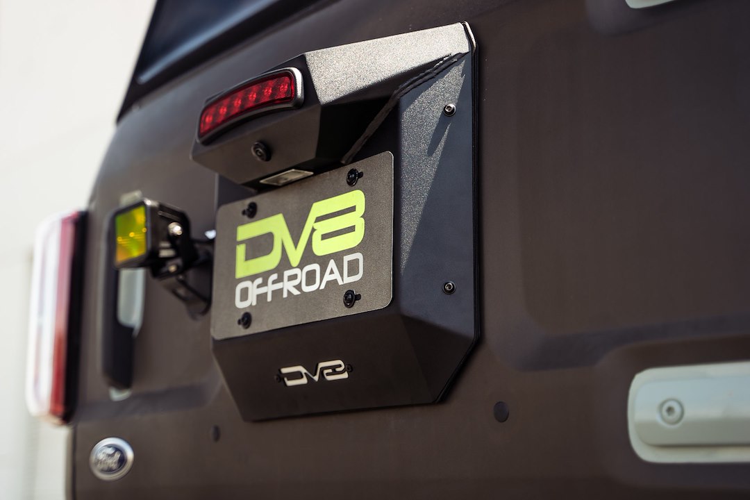 Dv8 Offroad Tsbr-01 License Plate Relocation Kit||2021-2023-Ford-Bronco-Spare-Tire-Delete_Installed-2.Jpg||92||dv8tsbr01||1629501