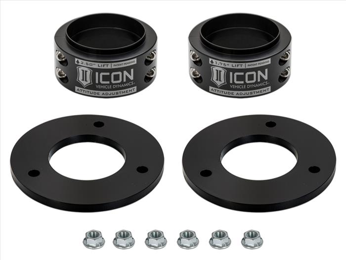 Product of Icon Vehicle Dynamics IVD6135B Leveling Kit Suspension 1/2 To 2-1/2 Inch Lift Coil Spring Spacer