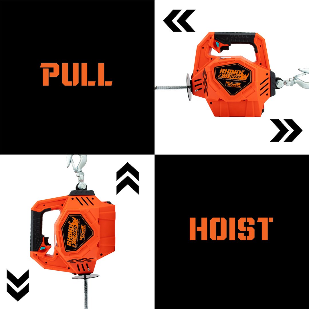 Product of Mile Marker 71-1000 1000 Pound Vehicle Recovery Winch