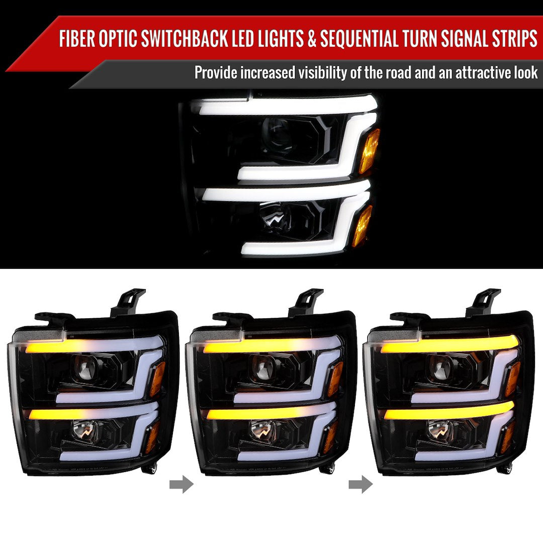 Spec-D Tuning 2lhp-Siv1525g-Sq-Tm Headlight Assembly||||86||sdt2lhpsiv152||1918828