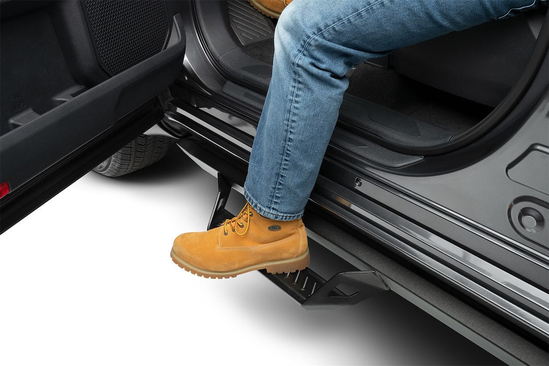 Product of N-Fab PRT2282CC-TX Predator Pro Nerf Bar With Drop Down Steps