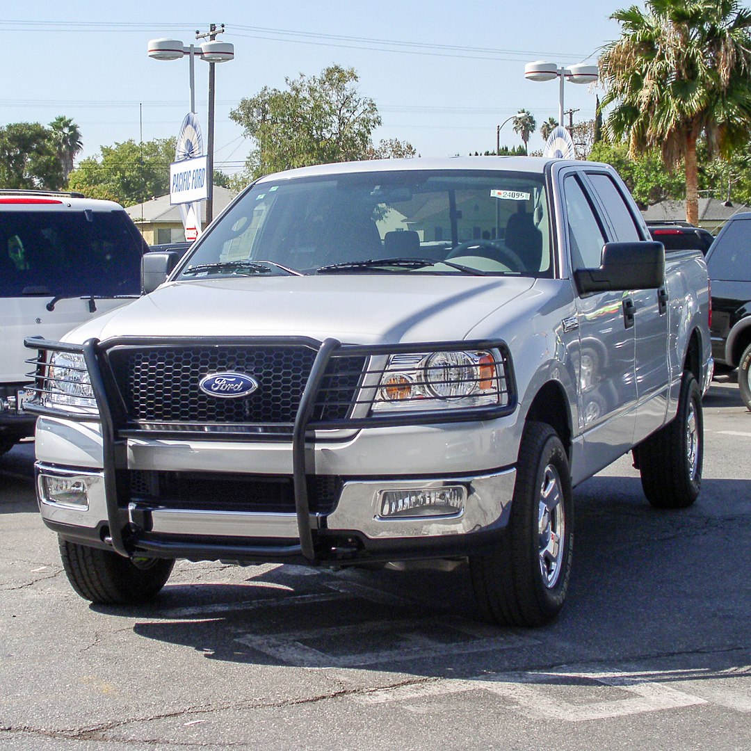 Product of Aries 3056 Grille Guard 1-Piece Black Semi Gloss Powder Coated