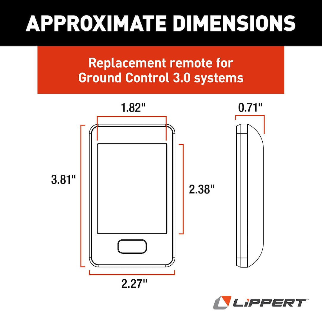 Product of Lippert Components 329164 Leveling System Remote Control