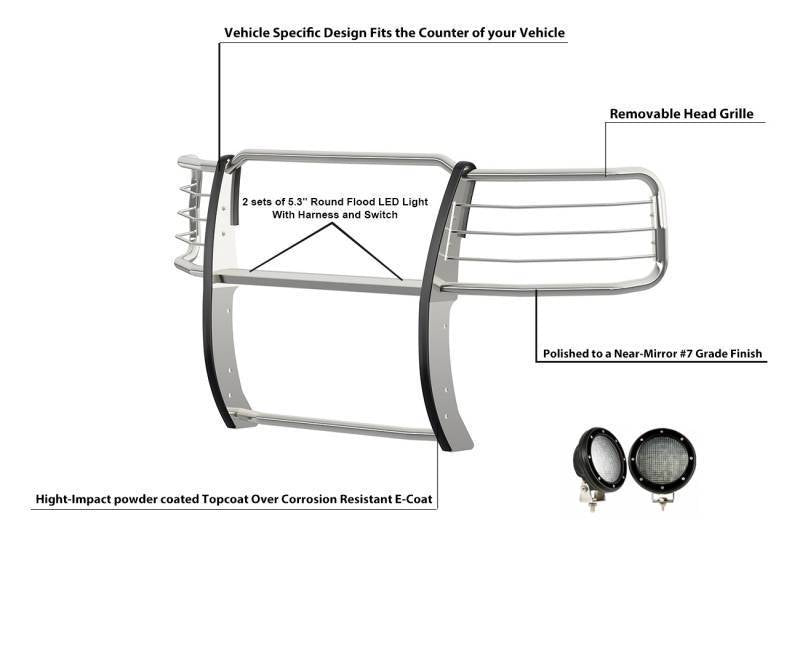Black Horse Offroad 17fp32mss-Plfb Grille Guard||17fp32mss-Plfb_11.Jpeg||95||blk7fp32msspb||2237695