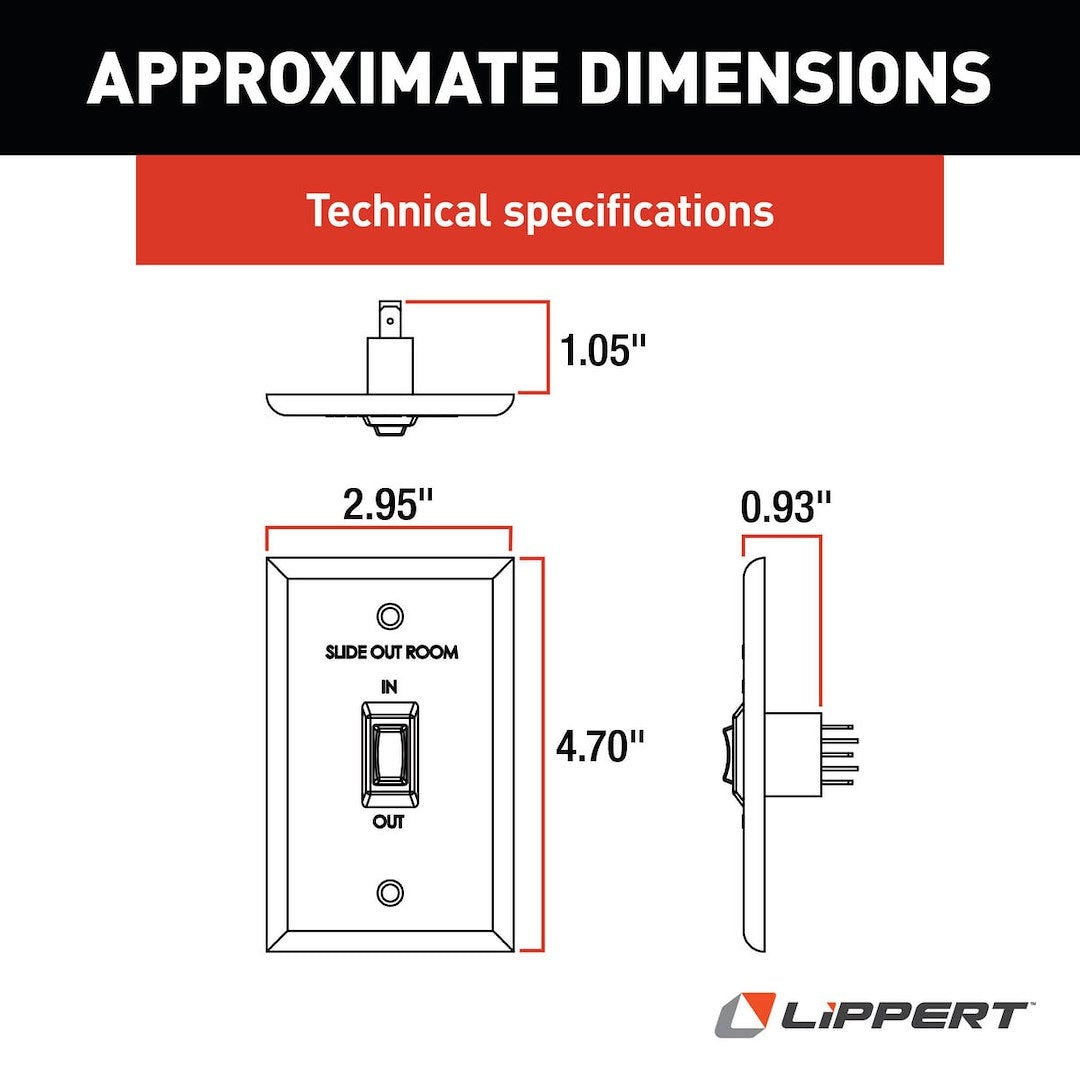 Product of Lippert Components 120639 Slide Out Switch