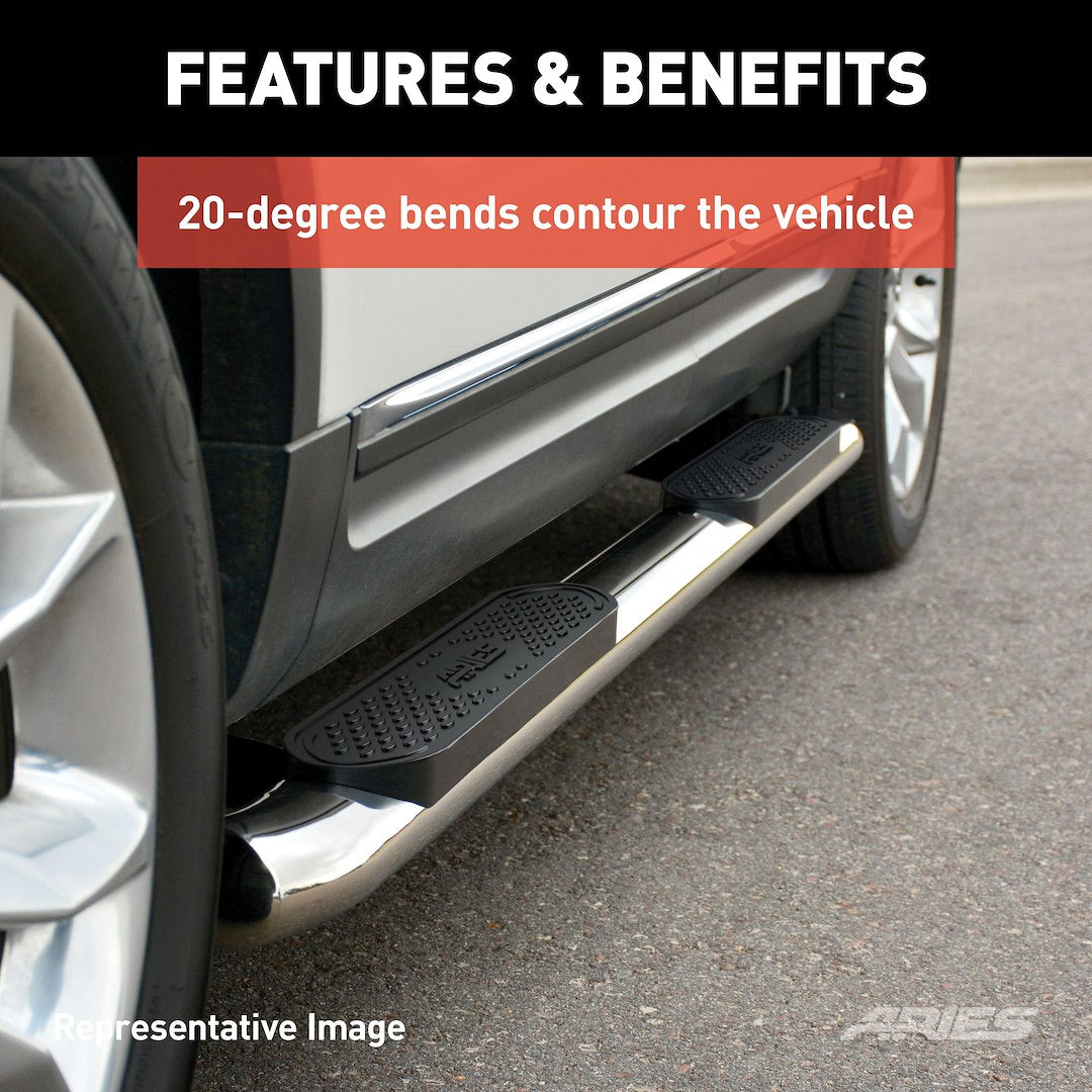 Product of Aries S225044-2 Nerf Bar With Surface Steps