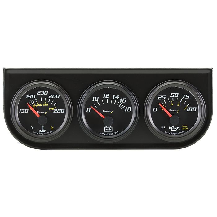 Equus Gauges E6200 Gauge Oil Pressure/ Voltmeter/ Water Temperature||e6200.Jpg||86||e20e6200||1233359
