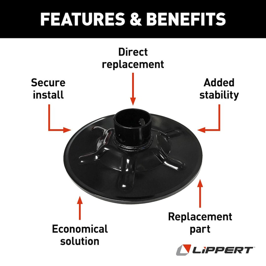 Product of Lippert Components 377962 Leveling Jack Foot Pad