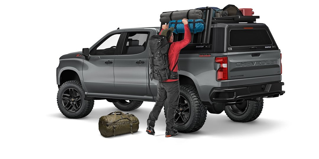 Product of SmartCap (RSI) SA011001 2 Piece With Left Side Drop Down 770 Pound Truck Cap Roof Rack Platform