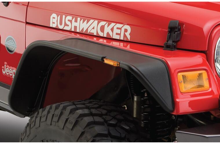 Product of Bushwacker 10920-07 Non-Exposed Fasteners Black Fender Flare - Set Of 4