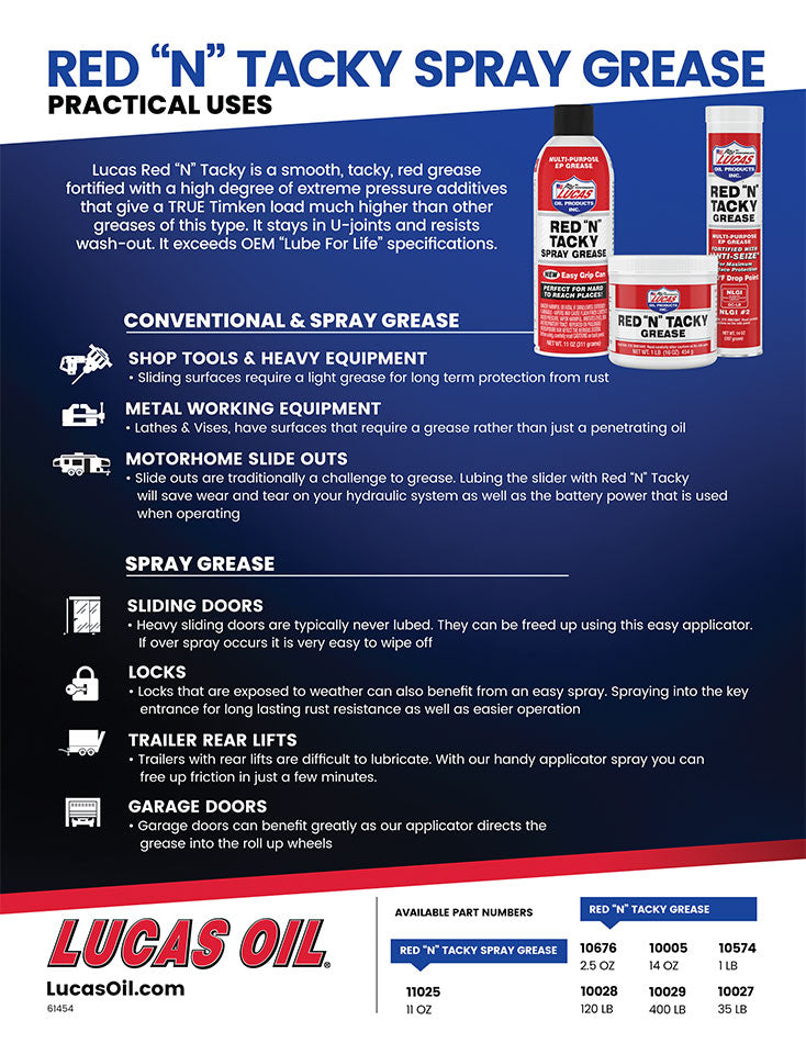 Product of Lucas Oil 10005-30 Multi Purpose Grease