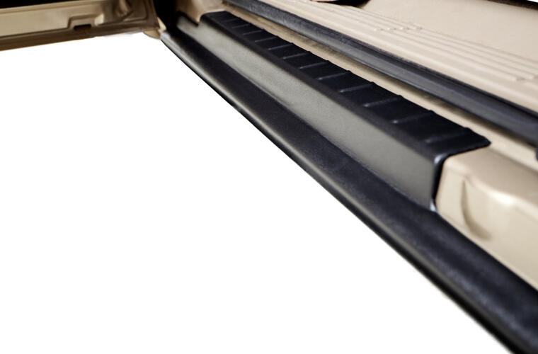 Product of Bushwacker 14121 Black Thermoplastic Olefin-TPO Flat Rocker Panel Guard